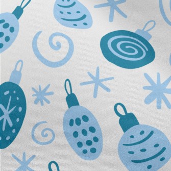 Blue Christmas Tree Decoration Chiffon