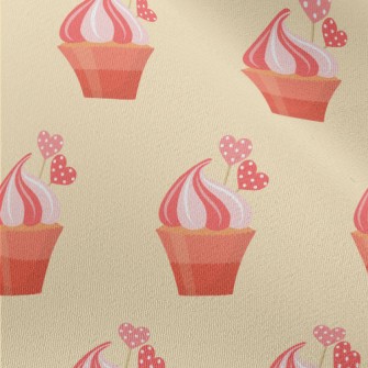 Pink Cream Cup Cake Chiffon