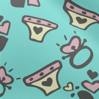 Love Ring And Underwear Chiffon