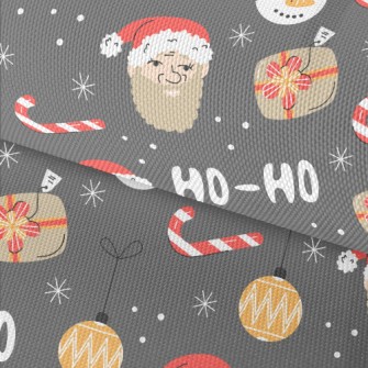 Hand Drawn Santa Claus Doodle Waterproof Oxford