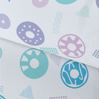 Colorful Abstract Donuts Waterproof Oxford