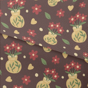 Hand Painted Flower Arrangemen Waterproof Oxford