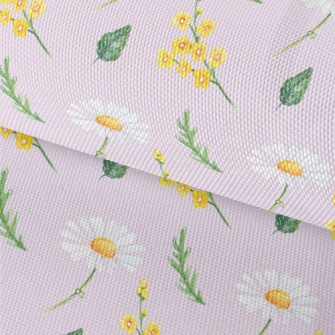 Hand Drawn Daisies And Small Y Waterproof Oxford