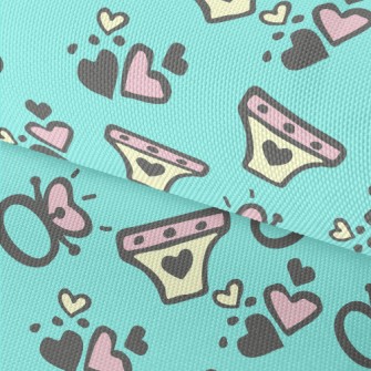 Love Ring And Underwear Waterproof Oxford