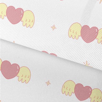 Y2K Style Heart Waterproof Oxford