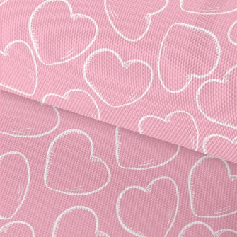 Line Hand Drawn Love Waterproof Oxford