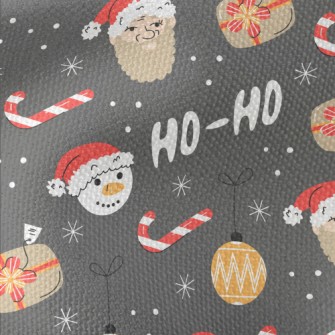 Hand Drawn Santa Claus Doodle Waterproof Canvas