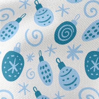 Blue Christmas Tree Decoration Waterproof Canvas