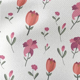 Simple Beautiful Flowers Waterproof Canvas