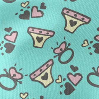 Love Ring And Underwear Waterproof Canvas