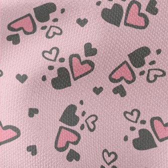 Irregular Love Spots Waterproof Canvas