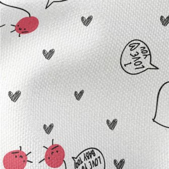 Cute Confession Cherry Waterproof Canvas