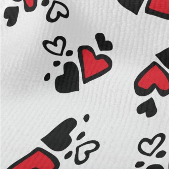 Simple Black And Red Love Hear Terry