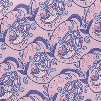 Hand Drawn Fantasy Vortex Flow Twill