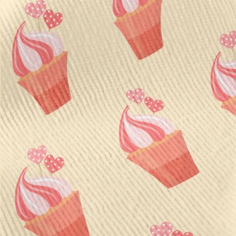 Pink Cream Cup Cake Standard Corduroy