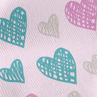 Colorful Love Graffiti Standard Corduroy