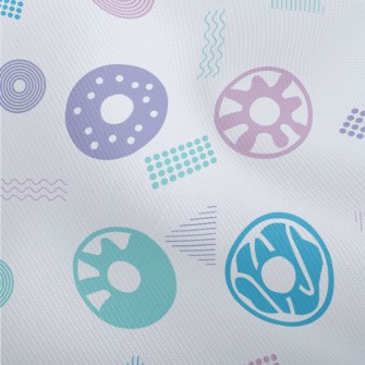 Colorful Abstract Donuts Dobby