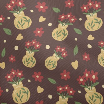 Hand Painted Flower Arrangemen Dobby