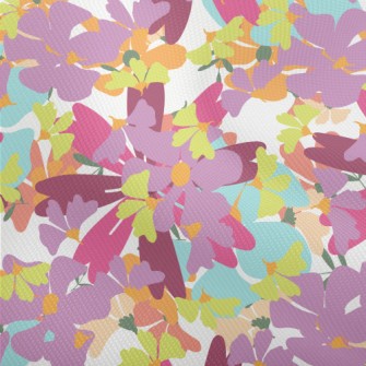 Colorful Watercolor Flowers Dobby