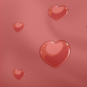 3D Reflective Heart Dobby