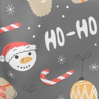 Hand Drawn Santa Claus Doodle Stretch Ponte