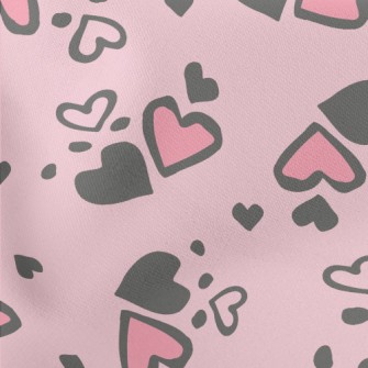 Irregular Love Spots Stretch Ponte
