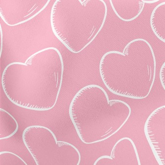 Line Hand Drawn Love Stretch Ponte