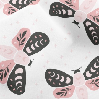 Moon Pattern Dragonfly Micro Fleece