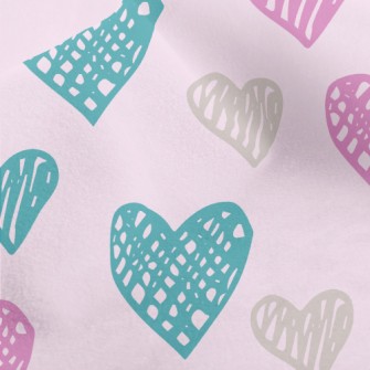 Colorful Love Graffiti Micro Fleece