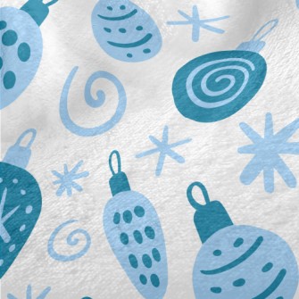 Blue Christmas Tree Decoration Minky