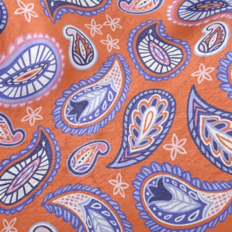 Colorful Vortex Flowers Minky