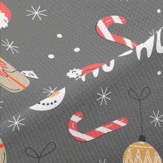 Hand Drawn Santa Claus Doodle Piqué