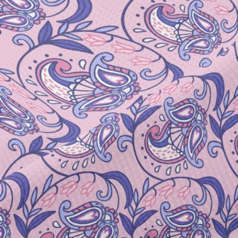 Hand Drawn Fantasy Vortex Flow Piqué
