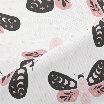 Moon Pattern Dragonfly Piqué