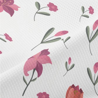 Simple Beautiful Flowers Piqué