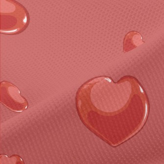 3D Reflective Heart Piqué