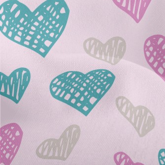 Colorful Love Graffiti Lightweight Performance Linen