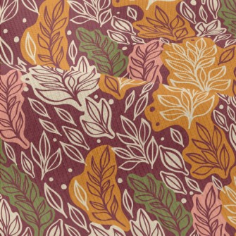 Autumn Hand Drawn Leaves Modern Jersey