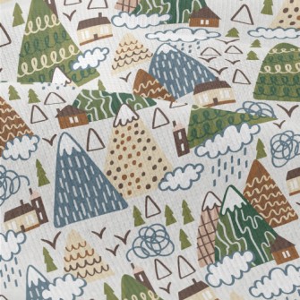 Mountains And Houses Modern Jersey