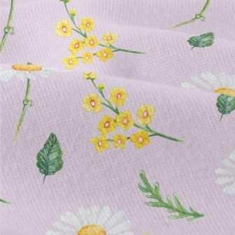 Hand Drawn Daisies And Small Y Modern Jersey