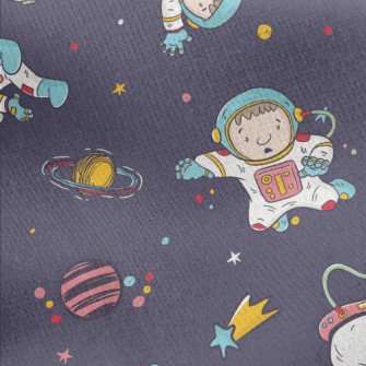 Child Astronaut Jersey Backed Fleece