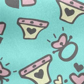 Love Ring And Underwear Jersey Backed Fleece