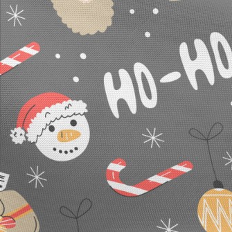 Hand Drawn Santa Claus Doodle Pongee