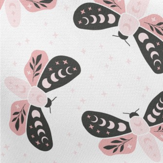 Moon Pattern Dragonfly Pongee