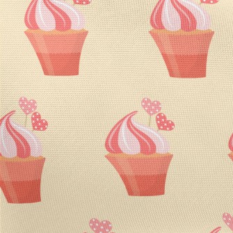 Pink Cream Cup Cake Pongee