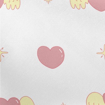 Y2K Style Heart Pongee