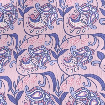 Hand Drawn Fantasy Vortex Flow Stretch Jersey