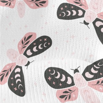 Moon Pattern Dragonfly Stretch Jersey