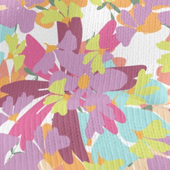 Colorful Watercolor Flowers Stretch Jersey