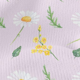 Hand Drawn Daisies And Small Y Stretch Jersey